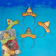 Sombrero Headbands Fiesta Hats Party Apparel Accessories 12 Pack Cinco De Mayo