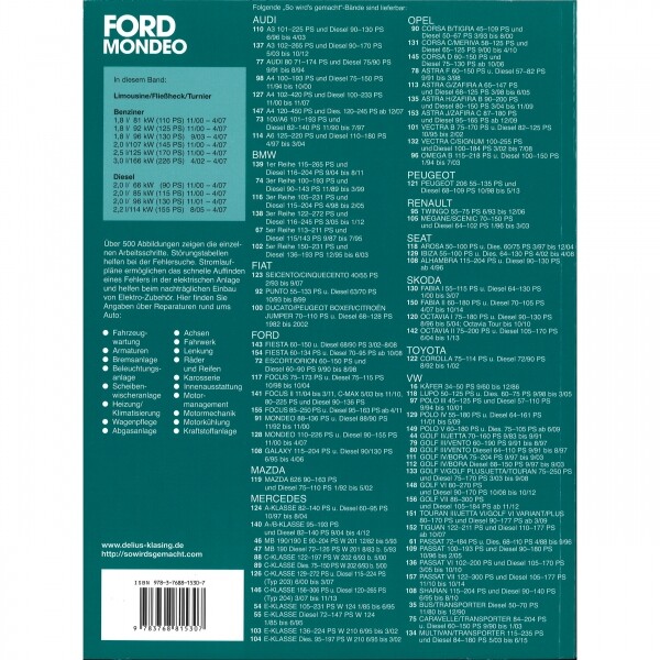 Thumbnail - Ford Mondeo Turnier 11.2000-04.2007 So Wird's Gemacht