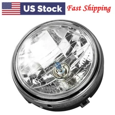 7'' Round LED Headlight Retro Head Light Front Lamp For HONDA CB400 CB500 CB1300