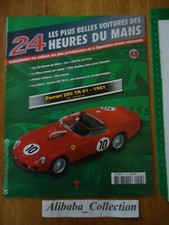 Paper 24 HEURES DU MANS 45 FERRARI 250 TR 61 1961 Altaya Collection BOOK