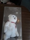 1993 Valentino Beanie Baby White Bear Tag Valentine Heart Babies With Box — photo 1
