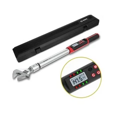 VANPO Adjustable Digital Torque Wrench, 7.4-147.6ft-lbs/10-200N-m, 14×18mm 