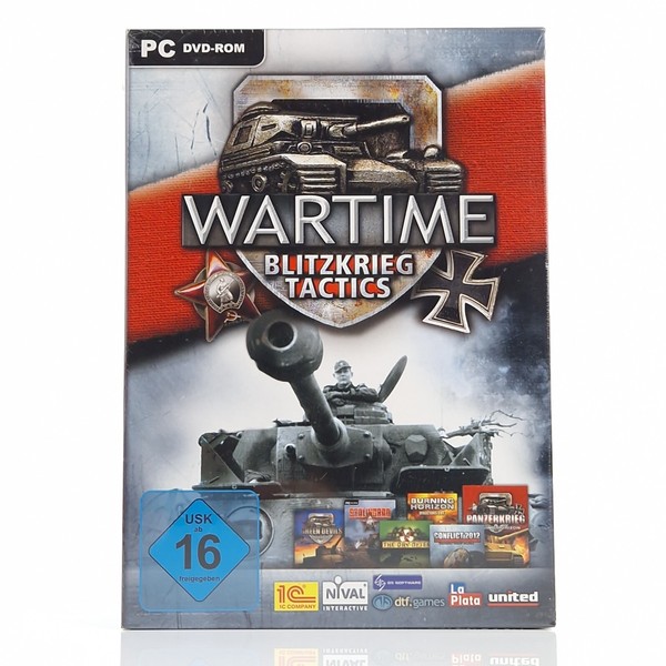 Pc Spiel : Wartime Blitzkrieg Tactics - Computer CD-ROM Big Box Ovp Neu Sealed-image