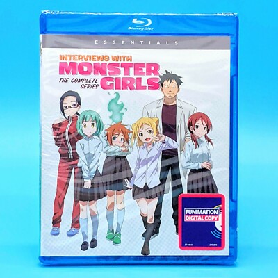 Interviews with Monster Girls Complete Anime Series Collection Blu-ray + Digital