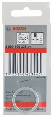 Bosch Untersetzungsring für Kreissägeblätter 25,4 x 20 x 1,8 mm 2600100228