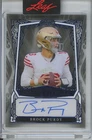 2025 Leaf Sports Heroes Acetate Blue Brock Purdy 4/4 Auto Autograph