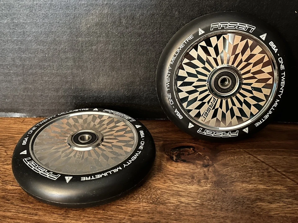 RUEDAS SCOOTER FASEN HOLLOW CORE PRO - 120mm 86A PAR 2 ruedas Foto 2 de 4