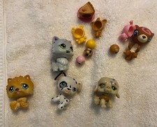 RARE LPS LITTLEST PET SHOP LOT Pop-able AND TONGUE MOTION PETS XMAS STOCKING