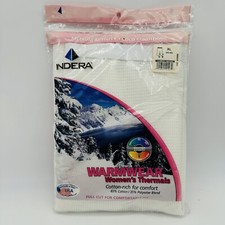 Indera Warmwear Traditional Thermal - Pants - White - Women Size XL