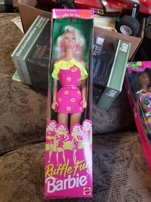 Barbie Mattel Ruffle Fun - Teresa Riviera (1994) - Poupée Vintage Rare - Neuf Dans Sa Boîte