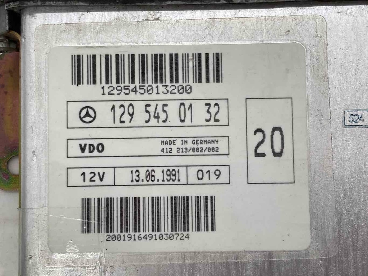 1992 MERCEDES 500 OEM ASR ACCELERATION CONTROL COMPUTER MODULE ECU 