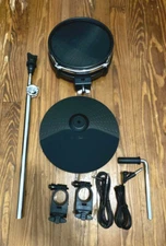 Alesis 10" Cymbal w/Choke, 8" Pad + 2 Cables NEW w/21" Arm, 1.5" Clamps Surge