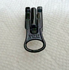Black #8V heavy duty YKK Bottom Slider for 2 Way Vislon zipper