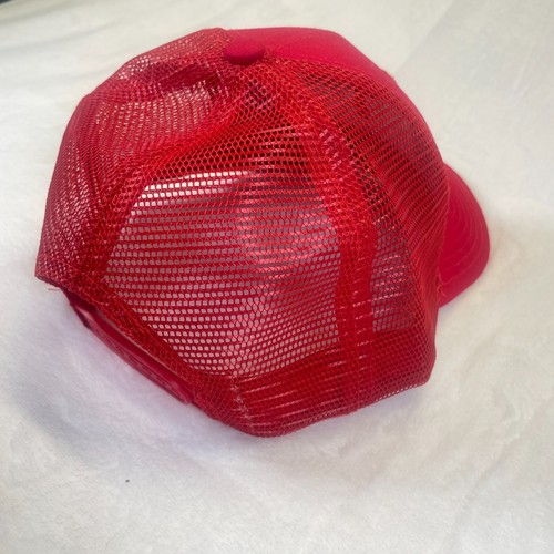 Vintage Bud King Of Beers Adult Trucker Mesh Hat, Red Classic 80s 1980 - Picture 7 of 14