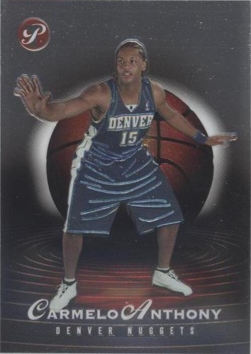 2003-04 Topps Pristine - Carmelo Anthony Chrome Refractor /499 (RC