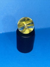 VHTF GORGEOUS 2 Color Hybrid Vintage Vitro Agate 6 Vein Yellow Cats Eye Marble