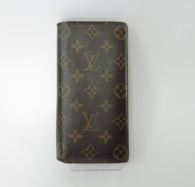Authentische LOUIS VUITTON Monogramm Portefeuille Brazza lange Geldbörse #42897
