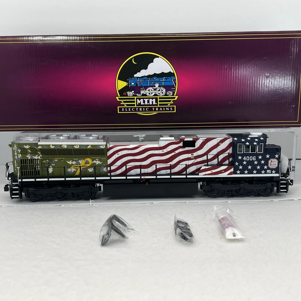 MTH Premier 20-21157-1 Kansas City Southern Veterans SD70ACe Diesel PS.3 O New - Image 2 of 4