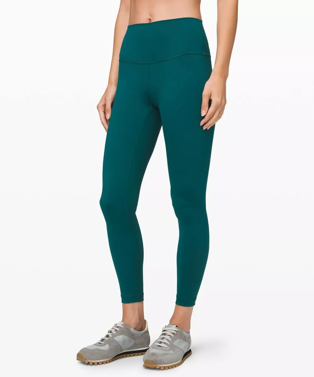 NWT Lululemon Wunder Under High-Rise Tight 25 Nulux Size 6 Emerald Green  Teal