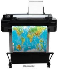 HP DesignJet T520 CQ890 24 Inch Large Format Inkjet Printer bundle