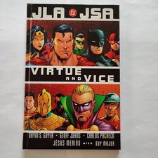 JLA JSA Virtue and Vice Graphic Novel Hardcover - DC 2002
