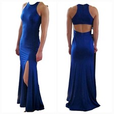 HEBEOS Prom Formal Gown Dress, Size 0-2, Royal Blue