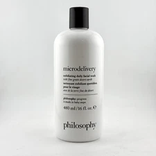 The Microdelivery Exfoliating Daily Facial Wash by Philosophy- 16 oz/ 480 mL