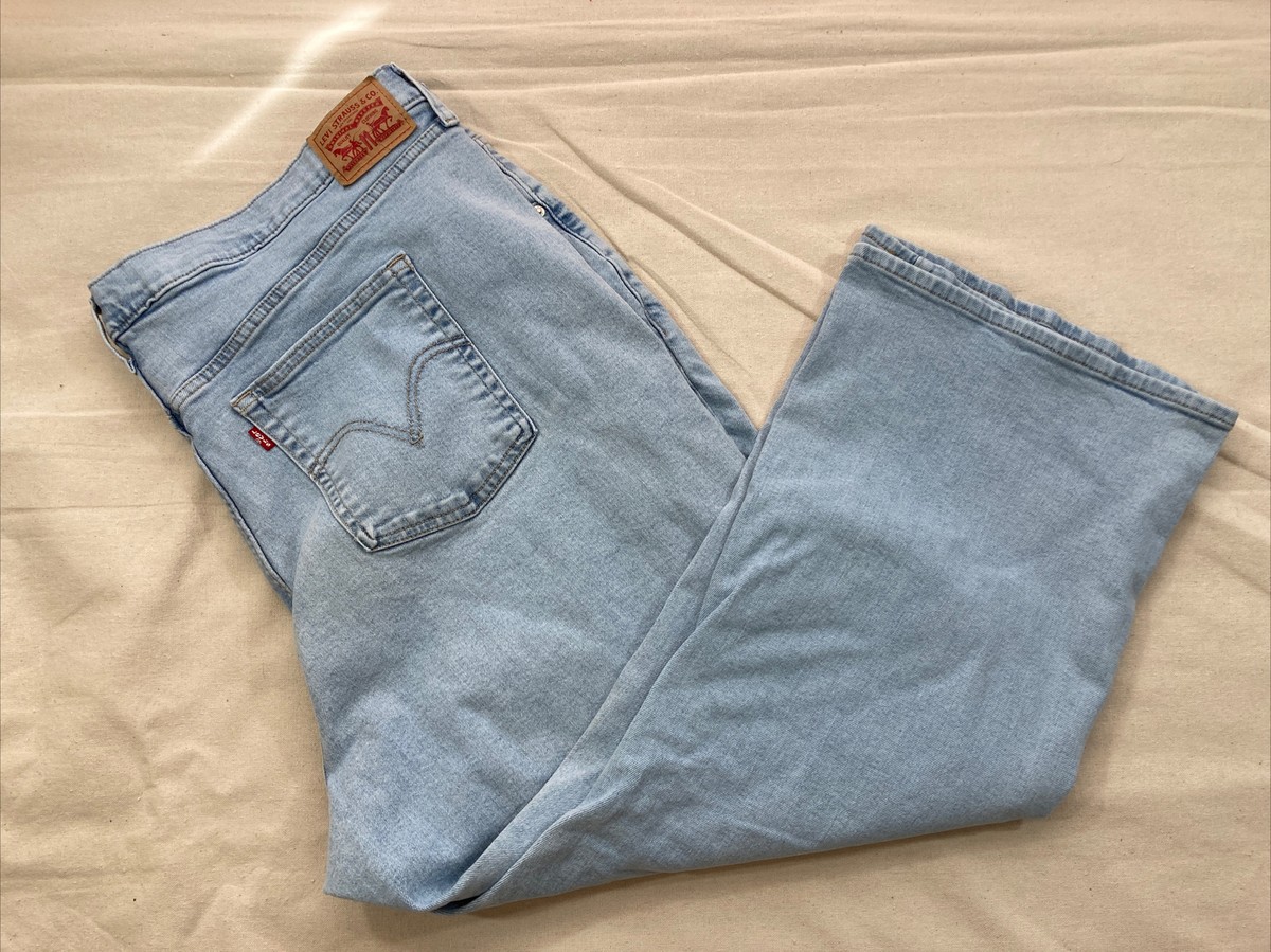 Levi's Women's High Waisted Crop Flare Jeans, 24W, 46x26 | eBay