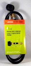 NEW Char-Broil #4633 Universal 4 ft Propane Hose & Adapter Connects 20# lb. tank