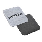 4 x Kissen Lieblingsplatz Sitzauflage Grau Anthrazit 35 x 35 cm Sitzkissen