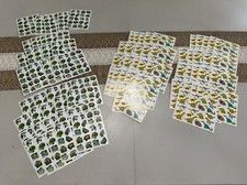Vintage Carson Dellosa Sticker LOT Dinosaurs Rainforest Animals - 84 Sheets