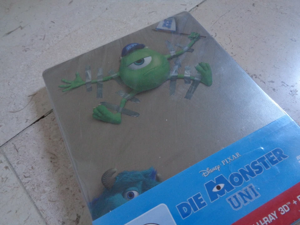 MONSTERS UNIVERSITY 3 BLU-RAY DISC 3D Blu-ray SteelBook *NEW & SEALED* DISNEY - Image 3 of 4