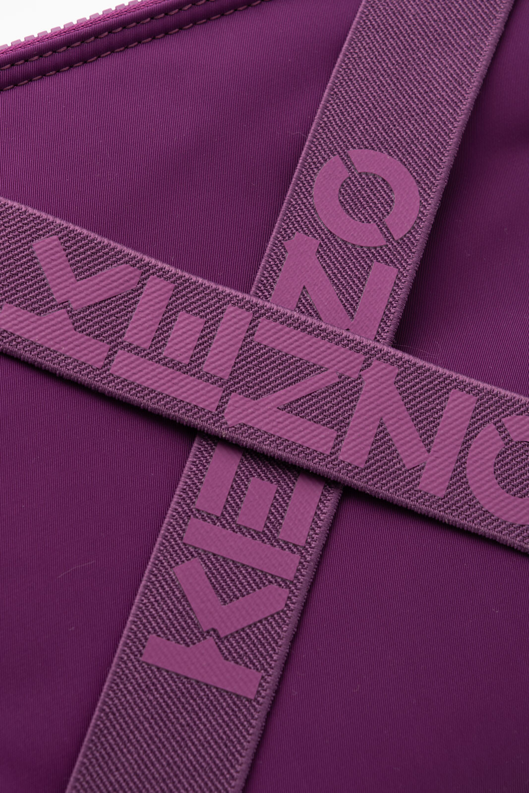 RRP€450 KENZO Techno Fabric Large Pouch Bag Elasticated Tapes Wristlet