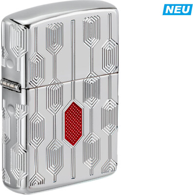 ZIPPO Armor Case poliert Stylish Pattern 60006150 8seitig tiefengraviert