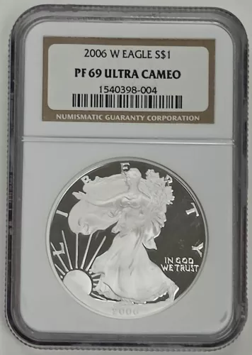 2006 W American Silver Eagle NGC PF70 Ultra Cameo