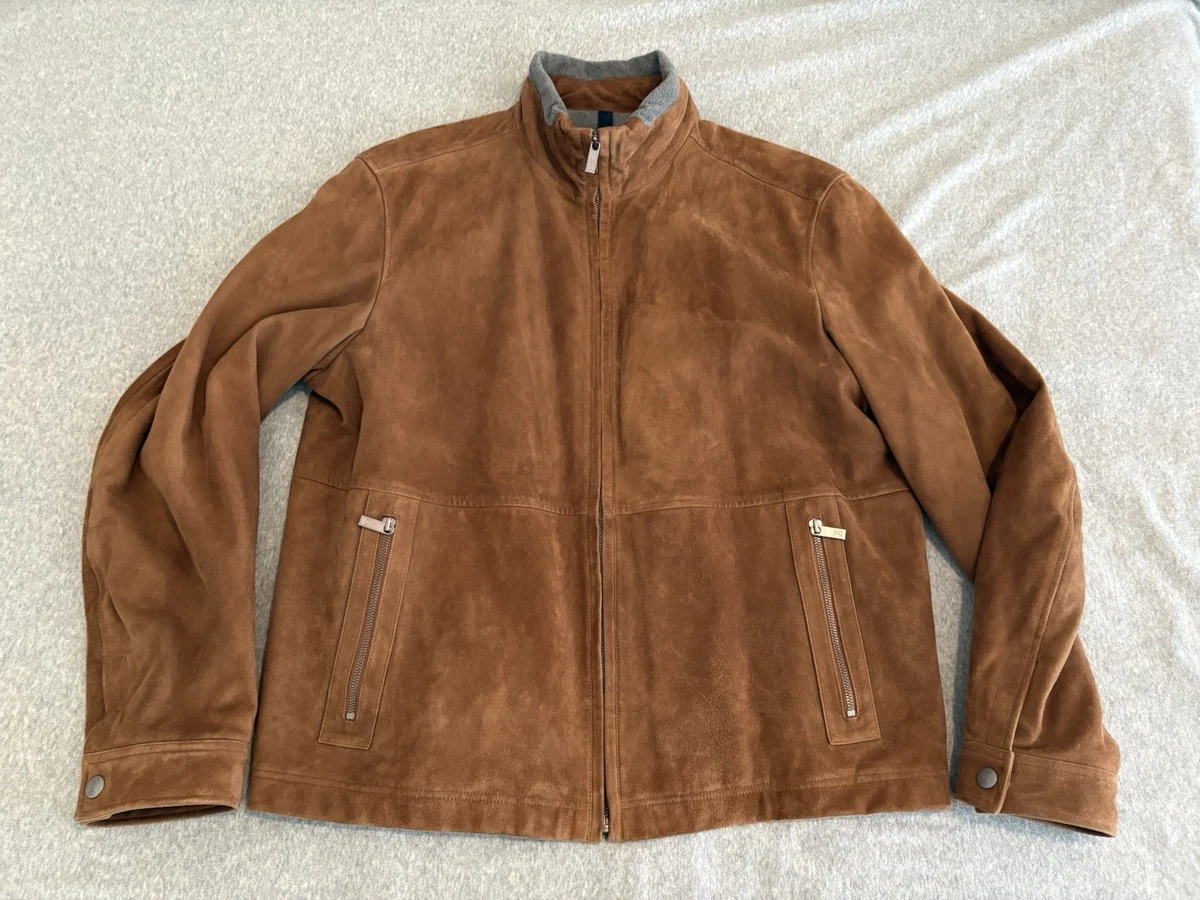 Ermenegildo Zegna Jacket Leather Outer Shell Coats, Jackets