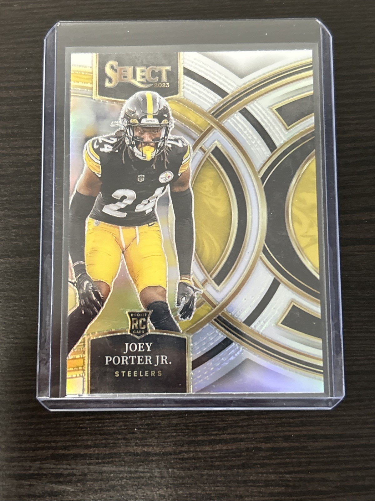 2023 Panini Select - Premier Level Joey Porter Jr. #179 Silver Prizm (RC)