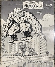 1975 MiamiCon 1 Program SIGNED Stan Lee Jack Kirby Neal Adams C.C. Beck