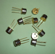5pcs. 2T6551 Amplification and Switching NPN Si Transistor GOLDEN PINS / BOTTOM