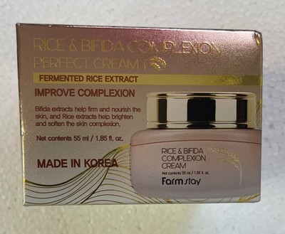 FarmStay Rice & Bifida Improve Complexion Perfect Cream Fermented K-BEAUTY New..