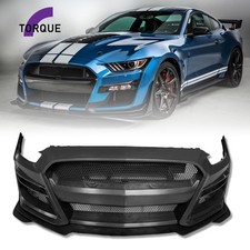 Fit 2015-2017 Ford Mustang Gt500 Style Front Bumper Kit Conversion Replacement Fit 2015-2017 Ford Mustang Gt500 Style Front Bumper Kit Conversion Replacement
