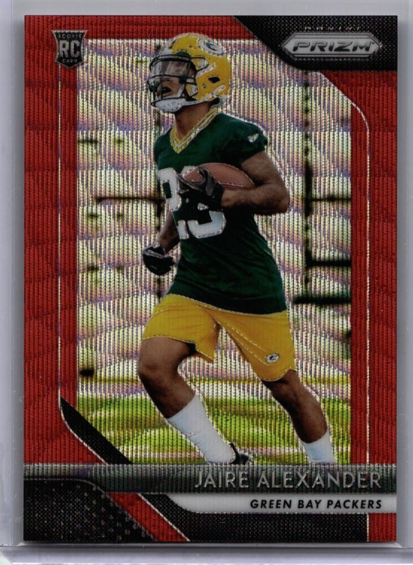 2018 Panini Prizm Jaire Alexander RC /149 Red Wave Prizms Rookie #249 Packers