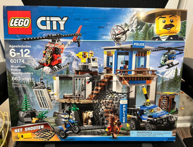 LEGO 60174 City Mountain Police Headquarters Set Building Kit 663