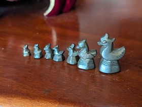 Set of 18thC. Burmese Cockerel Opium Weights