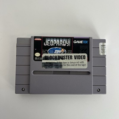 Jeopardy (Super Nintendo, 1992) SNES