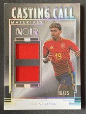 Lamine Yamal 2024-25 Panini Noir Casting Call Materials Jersey /65 #CC-LYA