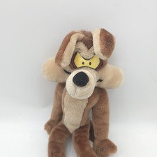 VTG 1997 Warner Bros Looney Tunes Wile E Coyote 15  Stuffed Plush Ace