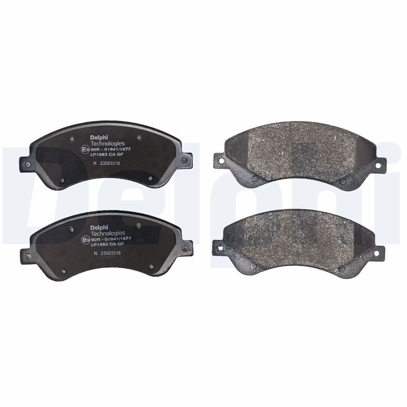Plaquettes de frein avant DELPHI LP1953 kit pour frein à disque FORD TRANSIT