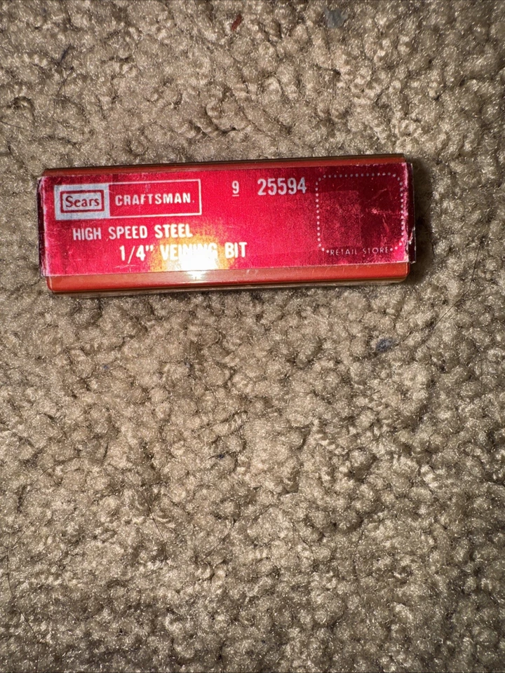 Lot Of 4NOS Vintage Craftsman High Speed Router Bits 1/2"  Dovetail -& 3 other - Image 2 of 4