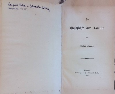 Die Geschichte der Familie Lippert, Julius:
